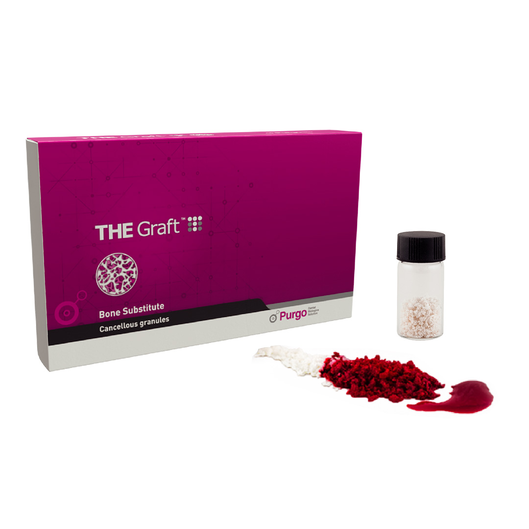 Enxerto ósseo premium 4,8cc | Porcino | Frasco